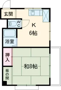 八十吉コーポ【301号室】の間取り
