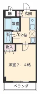 エンジェルメゾン【1階】の間取り