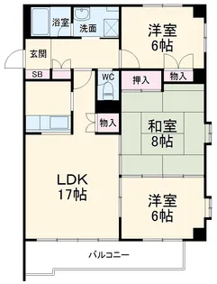 ヤシロアーバンスクエア【301号室】の間取り