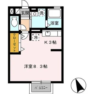 ミステル【2階】の間取り