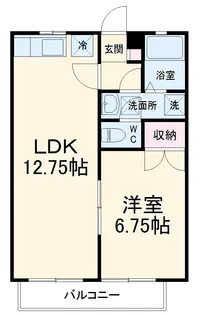 ログリジェール泉台【2階】の間取り