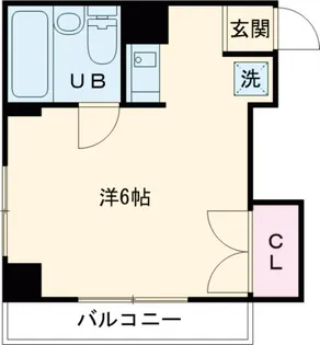 クレストアサカ【4階】の間取り