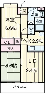 キングホームズ1番館【A-203号室】の間取り