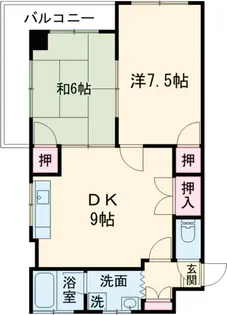 MAXIMAパークハイツ【4階】の間取り