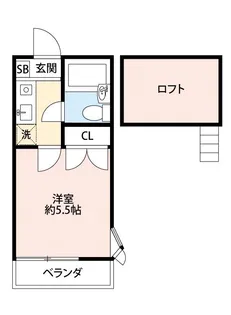 サンクレスト市川【1階】の間取り