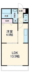 Lupinus【201号室】の間取り