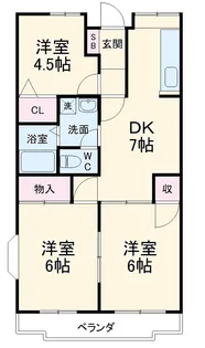 ファミールコート【3階】の間取り