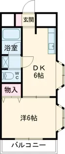 お花茶屋パークハイツ【3階】の間取り