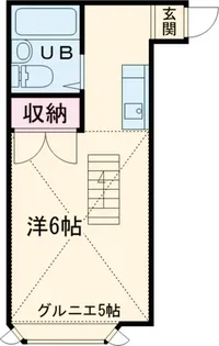 セゾン沼袋【203号室】の間取り