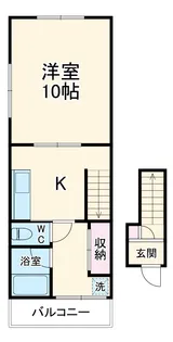 戸川ハイツ【2階】の間取り