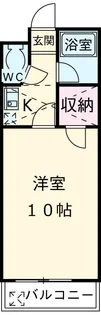 セザンヌ大知波【108号室】の間取り