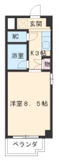 アムール虹ヶ丘【2階】の間取り