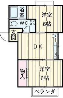コーポエム【103号室】の間取り
