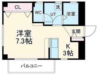 アネックス【203号室】の間取り