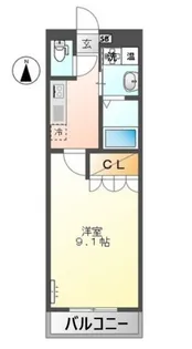 グランツ日吉【1階】の間取り