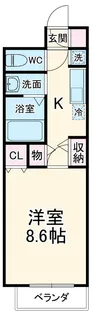 ペアコート斉藤【5階】の間取り