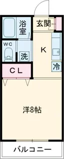 コーポ・オーガスタ【2階】の間取り