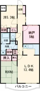 フォレストヒルズ【2階】の間取り