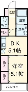 ポルトフィーノ【4階】の間取り