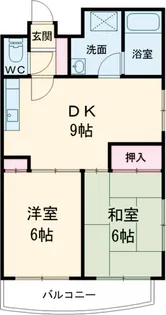 パープルハイム【5階】の間取り