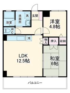 グレース川口【2階】の間取り