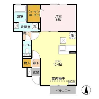 サン・ボナール【1階】の間取り