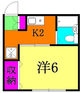 シャトルハイム白鳥【2階】の間取り