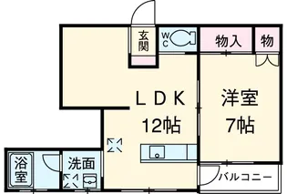 ゴールドパレス菅野【3階】の間取り