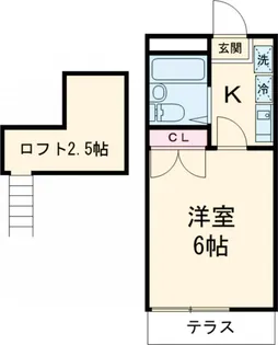 グリーンハイツ【1階】の間取り