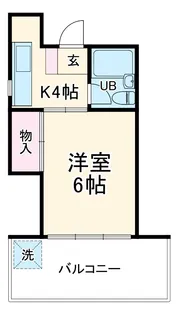 斉藤ビル【402号室】の間取り