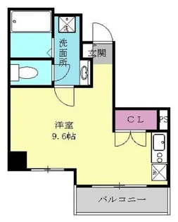 リエス千代田橋【6階】の間取り