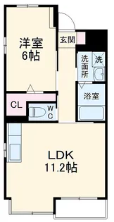 プロムナード【1階】の間取り
