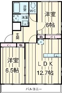 ルネスKMⅠ【3階】の間取り
