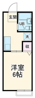 グリーンヒル【206号室】の間取り