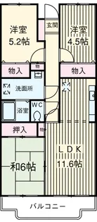 ロイヤルヴィレッヂ【1階】の間取り