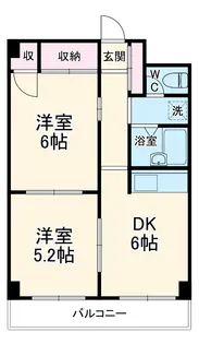 グレースヒル【2階】の間取り