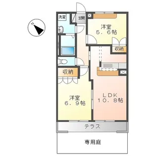 グリーンコート【1階】の間取り