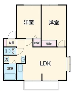 ウィンディアファーム【2階】の間取り