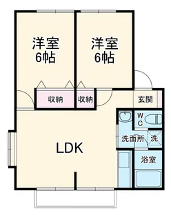 ウィンディアファーム【2階】の間取り