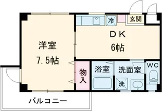 サンハイム四つ木【2階】の間取り