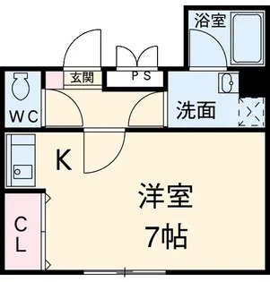 K.M BLDG【5階】の間取り