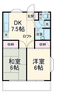 グレースハウス【1階】の間取り