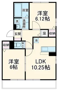 サンボナール【1階】の間取り