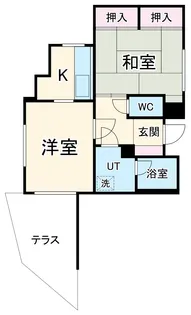 ラウムズ虹ヶ丘【2階】の間取り