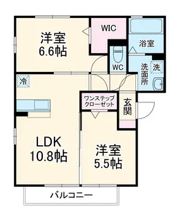 エスポワール Ⅰ【3階】の間取り