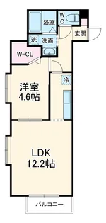 ボナール【207号室】の間取り