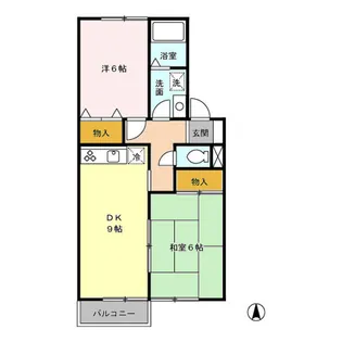 サン ルミエール【1階】の間取り