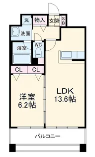 甲斐ヴィレッジ【3階】の間取り