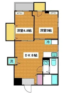 メゾンイイダ【2階】の間取り