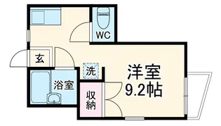 Hx日吉【2階】の間取り